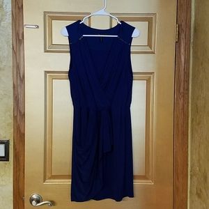 BCBGMAXAZRIA Women's Navy Dress Medium